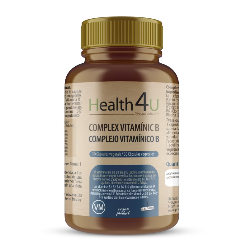 H4U Complejo Vitamínico B 30 cápsulas special edition