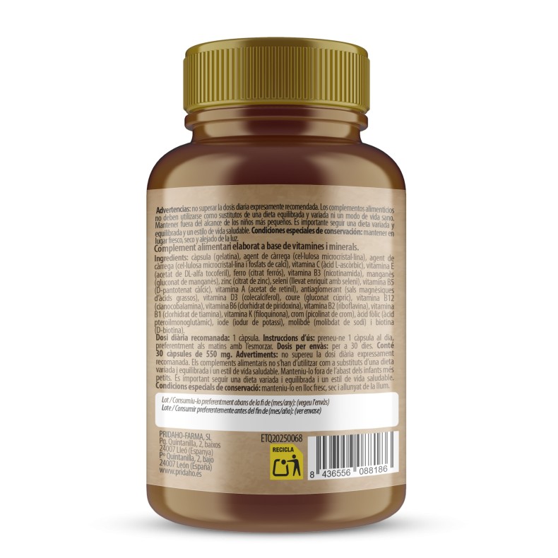 H4U Multivitamínico hombre 30 cápsulas special edition