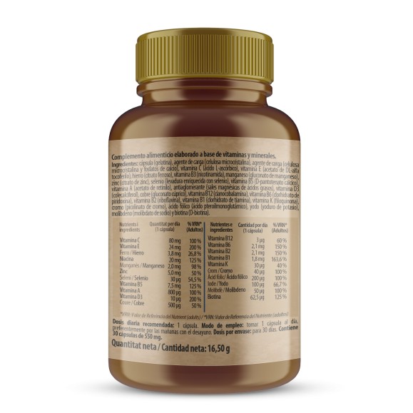 H4U Multivitamínico hombre 30 cápsulas special edition