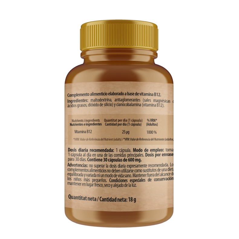 H4U Vitamina B12 30 cápsulas special edition