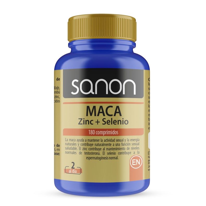 SANON Maca, Zinc + Selenio 180 comprimidos