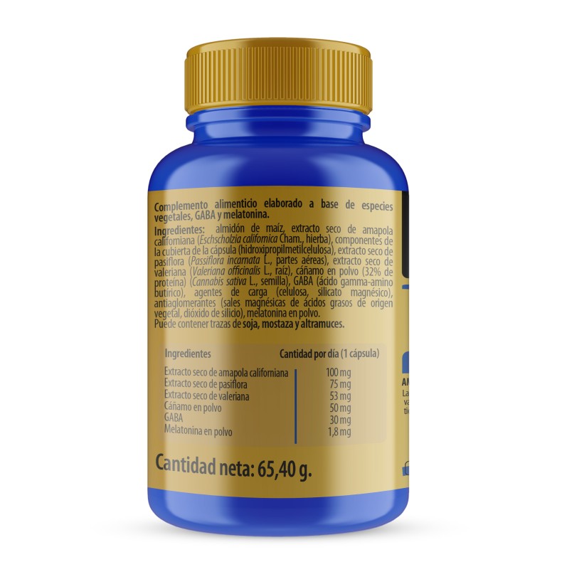 SANON Melatonina + Cáñamo 120 cápsulas