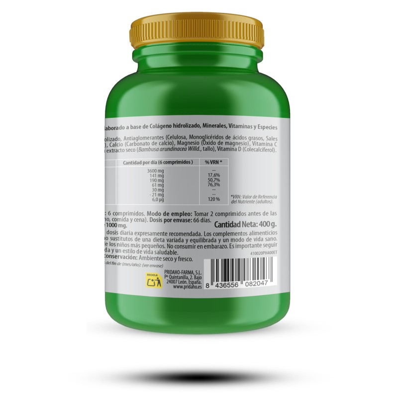 PHYTOFARMA Colágeno Hidrolizado 400 comprimidos