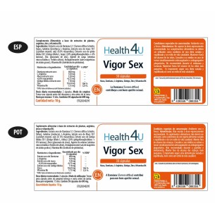 H4U Vigor sex 30 cápsulas 2