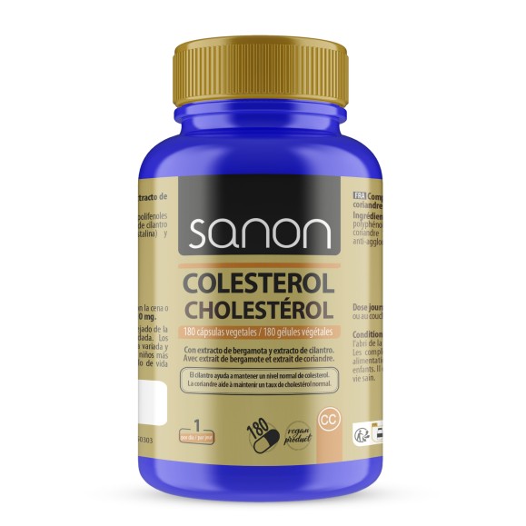 SANON Colesterol (Bergamota +Cilantro) 180 cápsulas