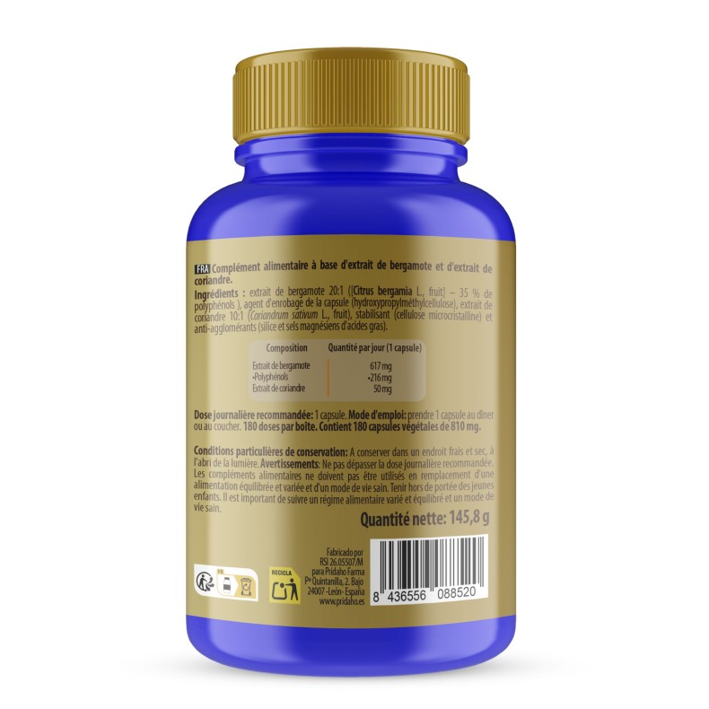 SANON Colesterol (Bergamota +Cilantro) 180 cápsulas