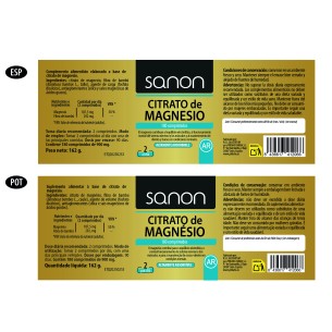 SANON Citrato de magnesio 180 comprimidos 2