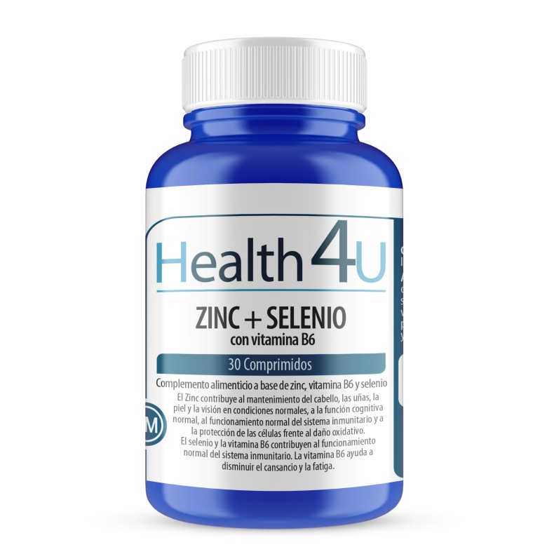 H4U Zinc + Selenio + Vit. B6 30 comprimidos