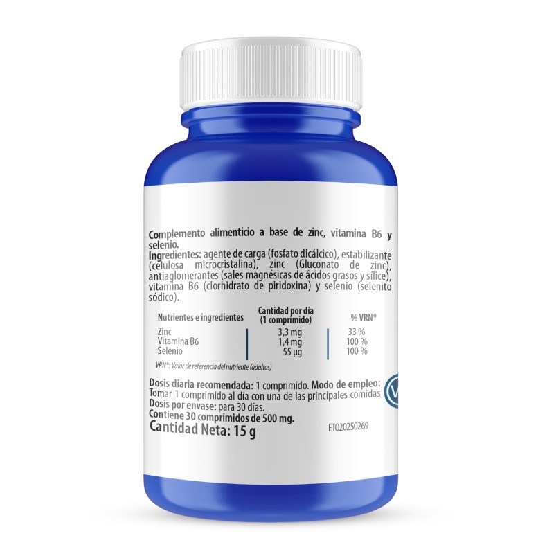 H4U Zinc + Selenio + Vit. B6 30 comprimidos