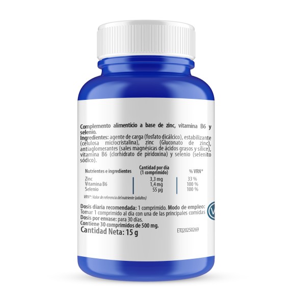 H4U Zinc + Selenio + Vit. B6 30 comprimidos