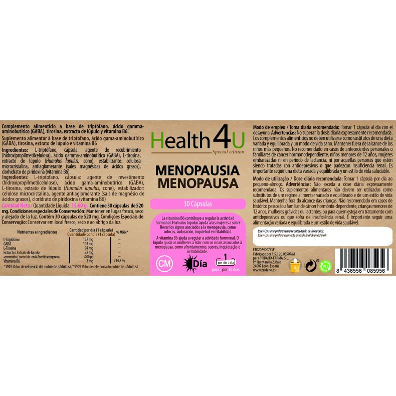 H4U Menopausia Día 30 cápsulas special edition
