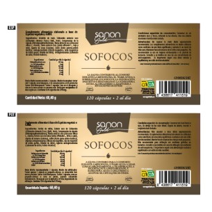 SANON GOLD Sofocos 120 cápsulas 2