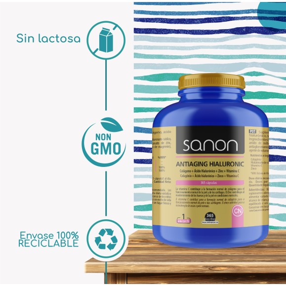 SANON Antiaging Hyaluronic 365 cápsulas
