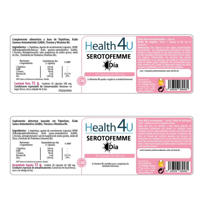 H4U Serotofemme Día 30 cápsulas