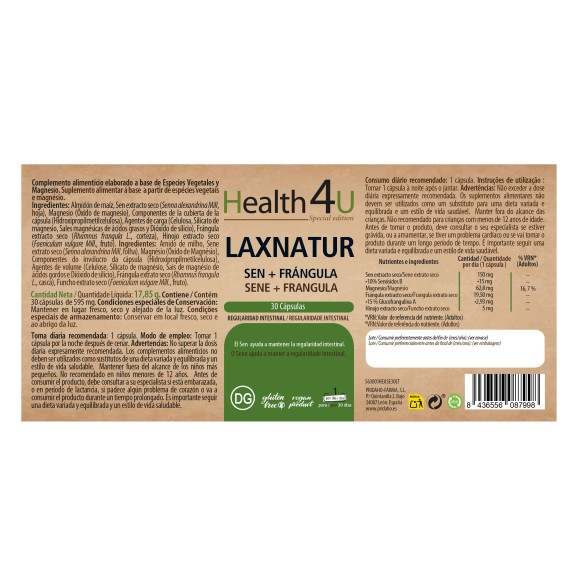 H4U Laxnatur Sen + Frángula 30 cápsulas special edition