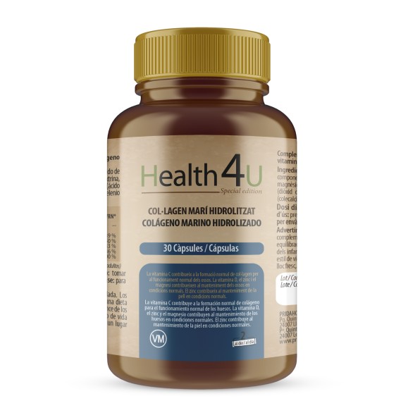 H4U Colágeno marino hidrolizado 30 cápsulas special edition
