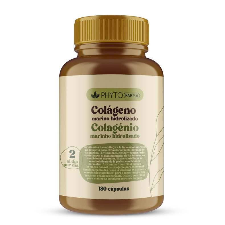 PHYTOFARMA Colágeno marino hidrolizado 180 cápsulas