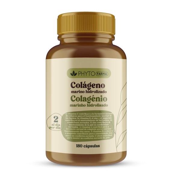 PHYTOFARMA Colágeno marino hidrolizado 180 cápsulas