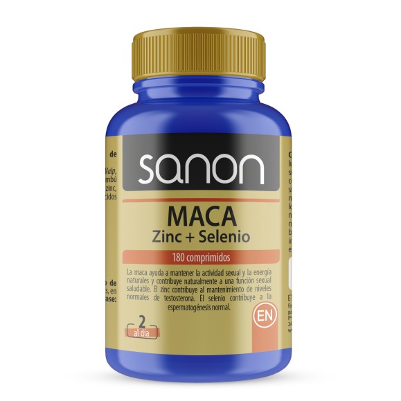 SANON Maca, Zinc + Selenio 180 comprimidos