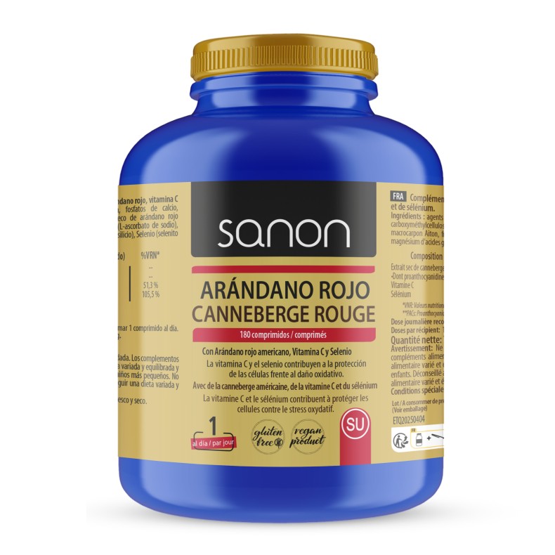 SANON Arándano Rojo 180 comprimidos
