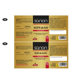 SANON Aceite de ajo 180 cápsulas blandas 2