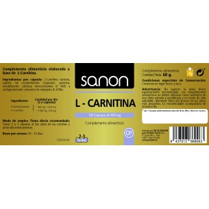 SANON L-Carnitina 100 cápsulas 2