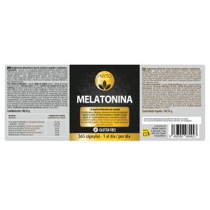 PHYTOFARMA Melatonina 365 cápsulas 2