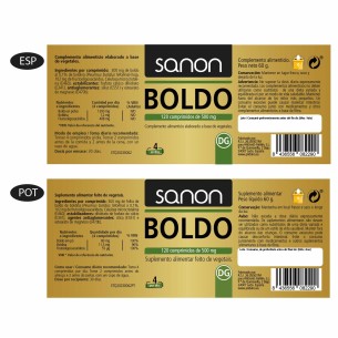 SANON Boldo 120 comprimidos 2