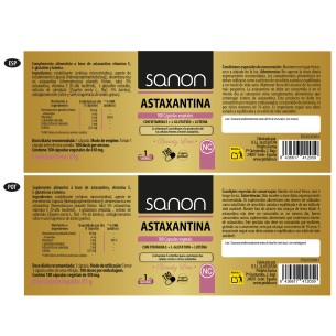 SANON Astaxantina 180 cápsulas vegetales 2