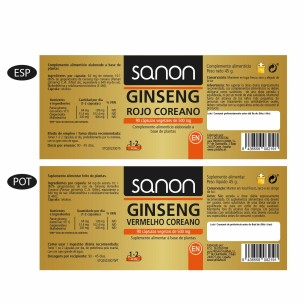 SANON Ginseng Rojo Coreano 90 cápsulas vegetales 2
