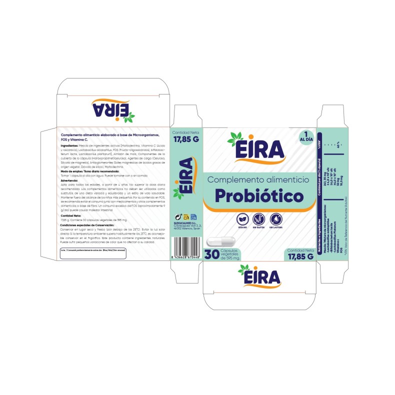 EIRA Probiótico 30 cápsulas