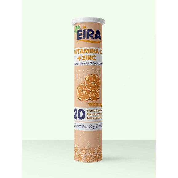 EIRA Vitamina C + Zinc 20 comprimidos efervescentes