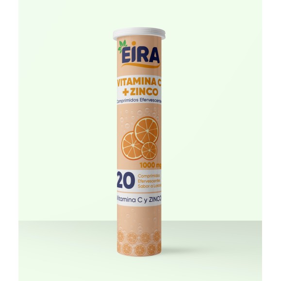 EIRA Vitamina C + Zinc 20 comprimidos efervescentes