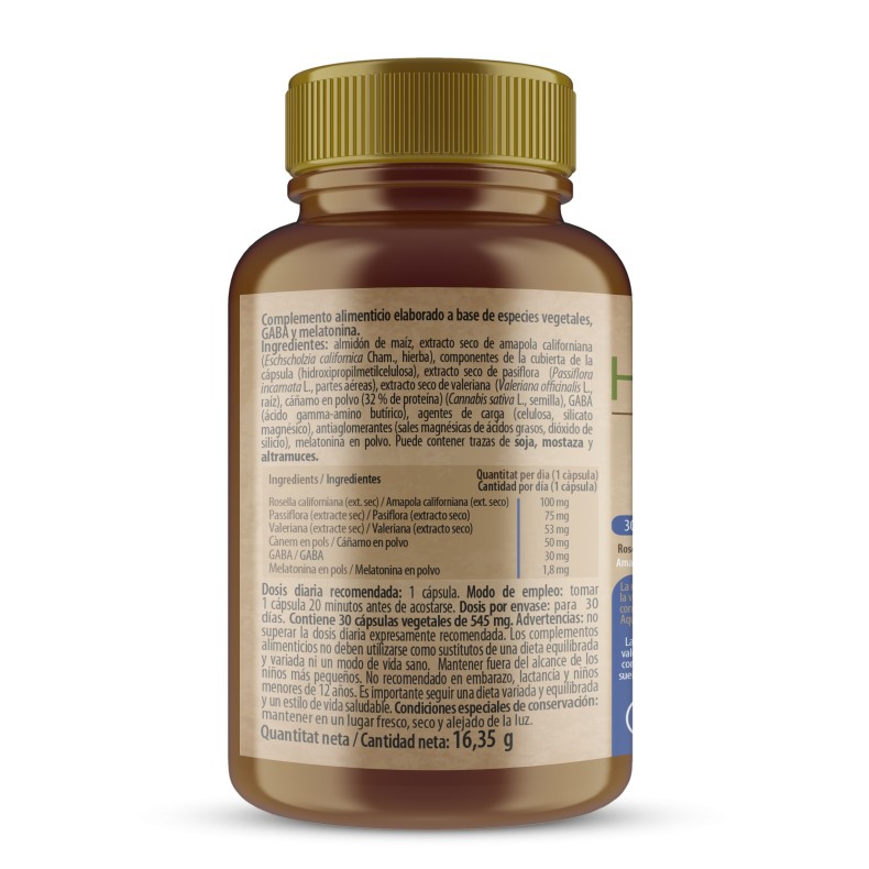 H4U Melatonina + Cannabis 30 cápsulas vegetales special edition