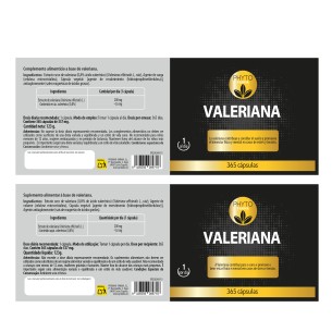 PHYTOFARMA Valeriana 365 cápsulas 2