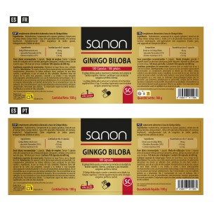 SANON Ginkgo Biloba 180 cápsulas 2