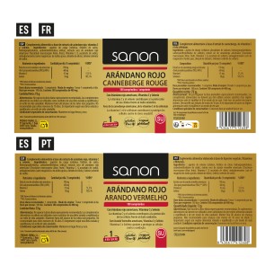 SANON Arándano Rojo 180 comprimidos 2