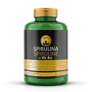 PHYTOFARMA Spirulina + vitamina B12 300 comprimidos