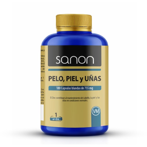 SANON Pelo, piel y uñas 180 cápsulas blandas
