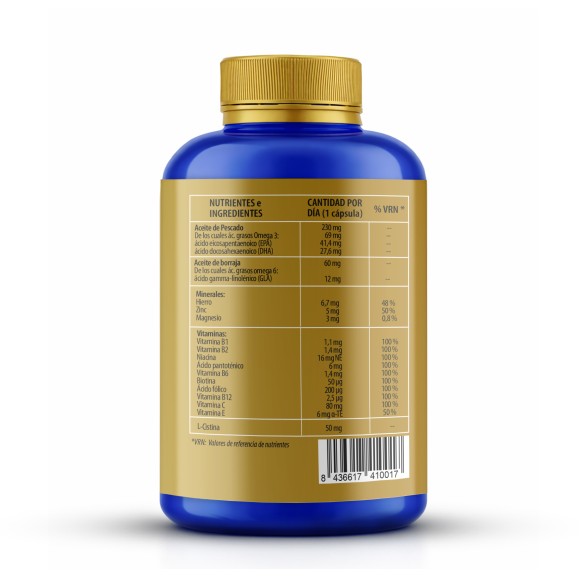 SANON Pelo, piel y uñas 180 cápsulas blandas