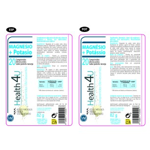 H4U Magnesio + Potasio 20 comprimidos efervescentes 2