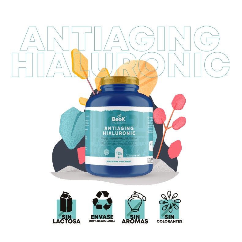 BEOK Antiaging Hyaluronic 365 cápsulas