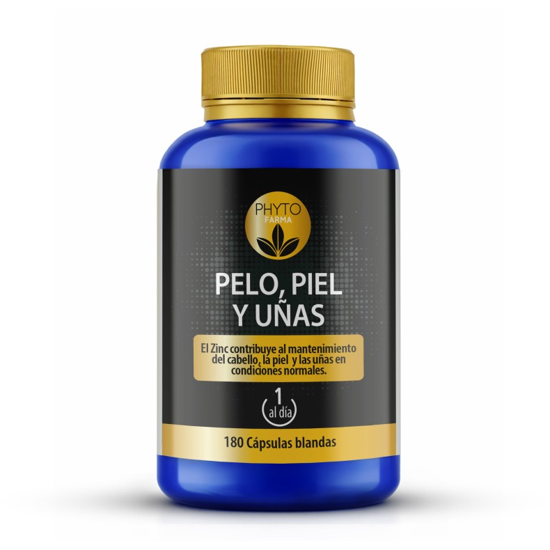 PHYTOFARMA Pelo, piel y uñas 180 cápsulas blandas
