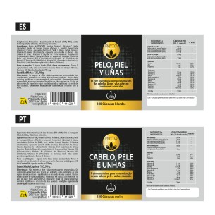 PHYTOFARMA Pelo, piel y uñas 180 cápsulas blandas 2
