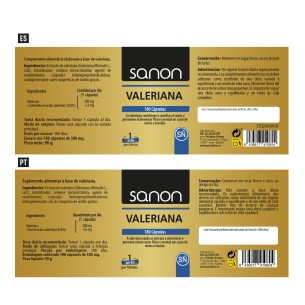 SANON Valeriana 180 cápsulas 2