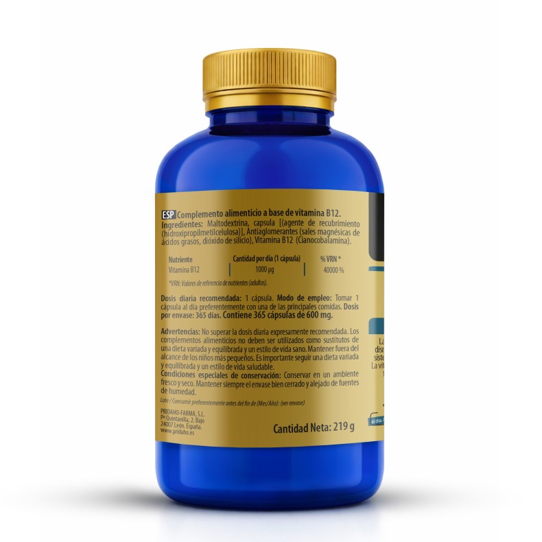 SANON Vitamina B12 365 cápsulas