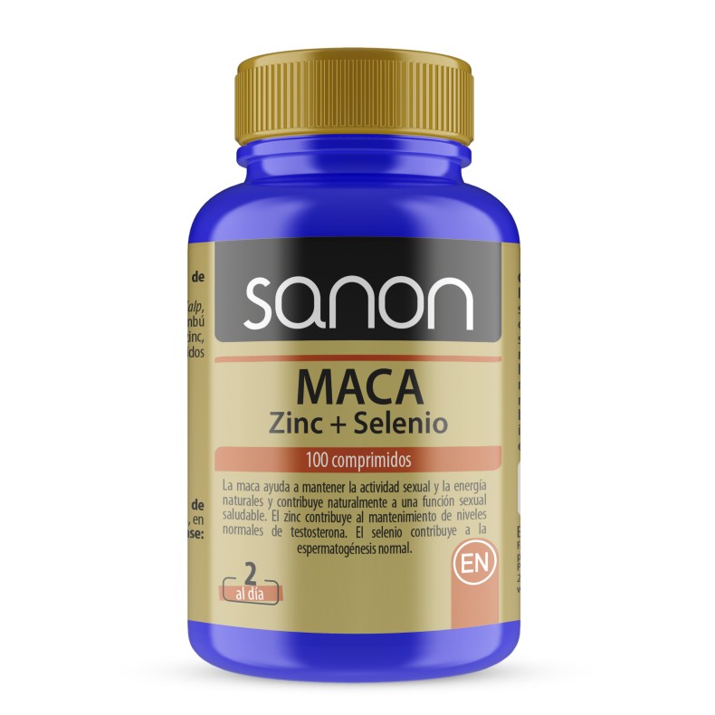 SANON Maca, Zinc + Selenio 100 comprimidos