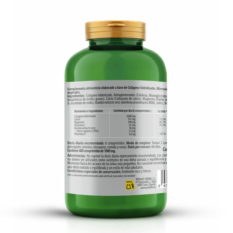PHYTOFARMA Colágeno Hidrolizado 400 comprimidos