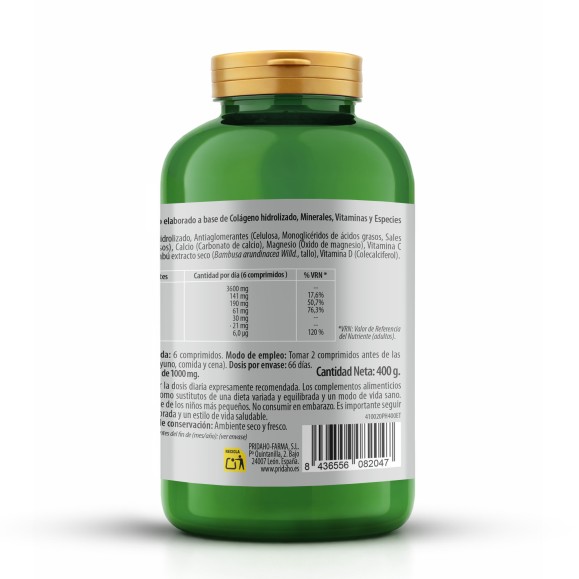 PHYTOFARMA Colágeno Hidrolizado 400 comprimidos