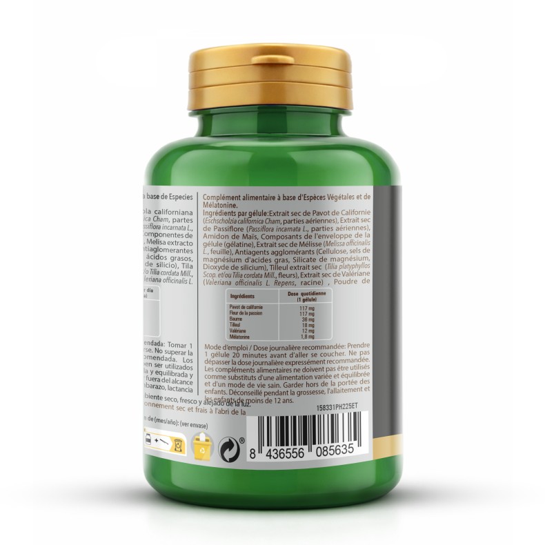 PHYTOFARMA Melatonina 1.8mg  (225 caps/dosis)